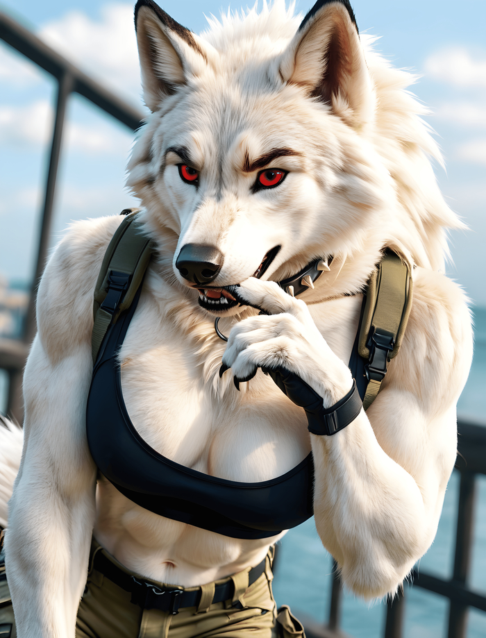 Фурри арт от Wolfmks #2583