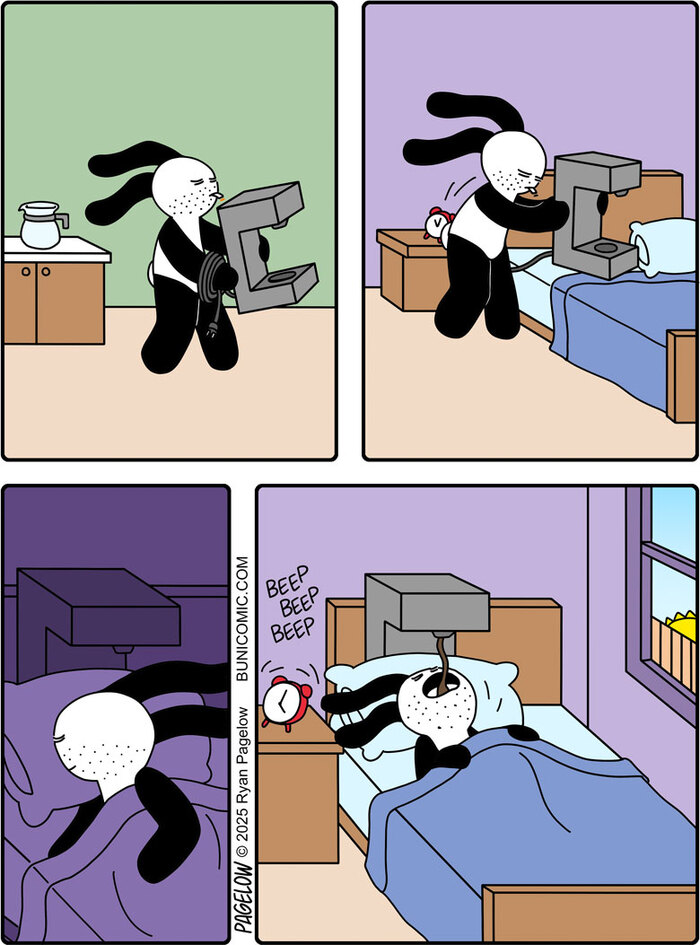 Батя нашел способ быстро просыпаться