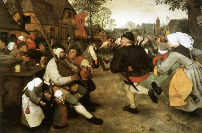 Питер Брейгель-старший. "Крестьянский танец"