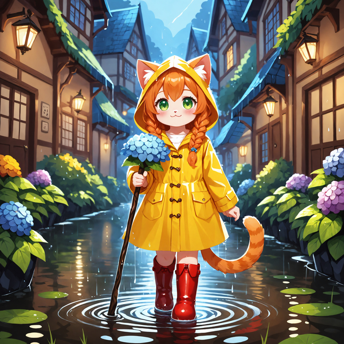 какая то у неё своя атмосфера,нейросеть обожает фонари, домики и лес. И пытается заменить ими любые предметы, которые ей не известны :)