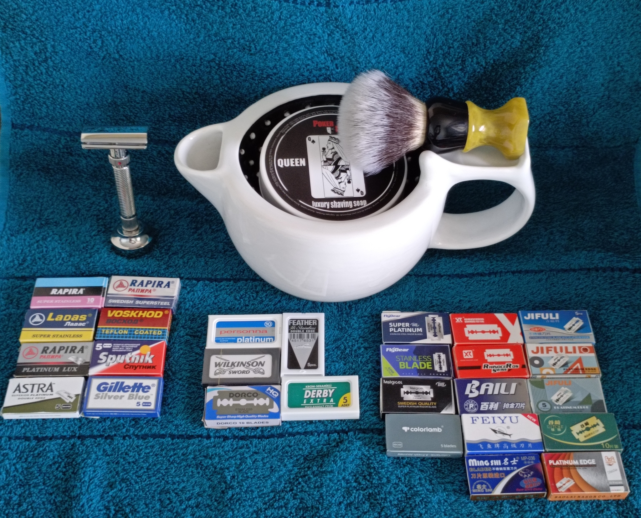 Comparing Several Razor Blades. Part 1: In the Yaqi Ultima Slope - My, Overview, Comparison, Shaving blades, Razor, Shaving, Classic shaving, Machine for shaving, T-Shaped Machine, Gillette, Rapier, Blade, Longpost, Series Shaving