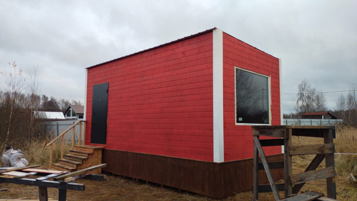 Построеный сарай