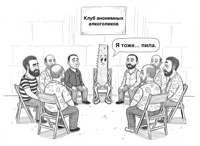 Карикатура в стиле Сергея Корсуна