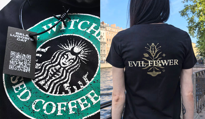 Одним из плюсов этого стиля является возможность печати на ткани — от шелкографии до DTF-нанесения