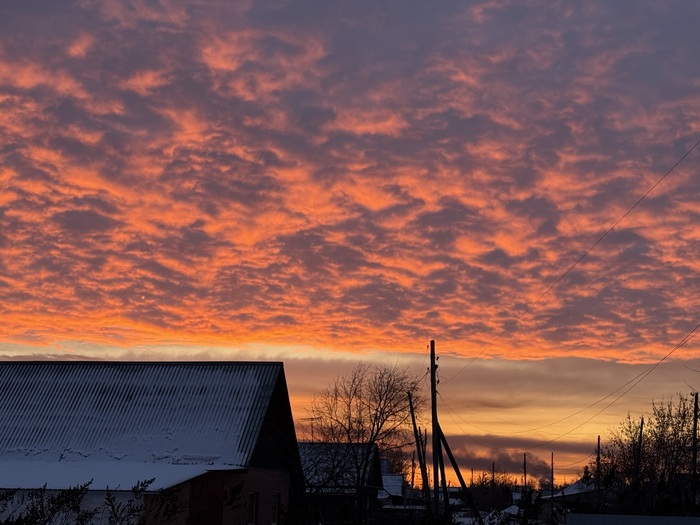 Можно подумать что это закат, но это был восход