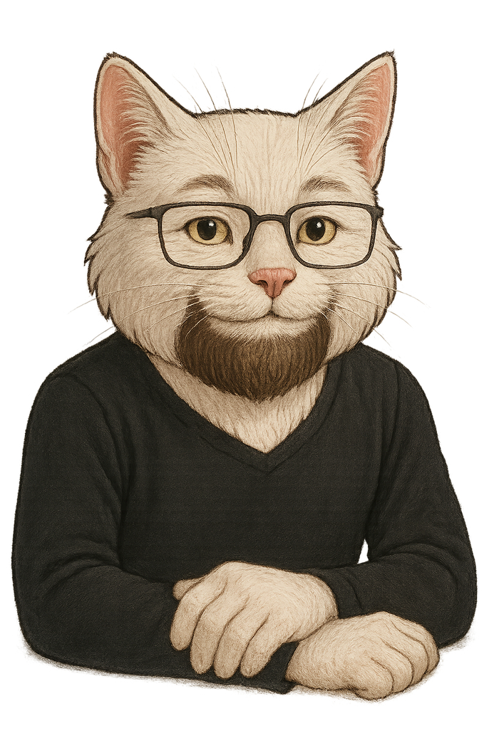 Это я в образе кота. Книжка будет с картинками :-)