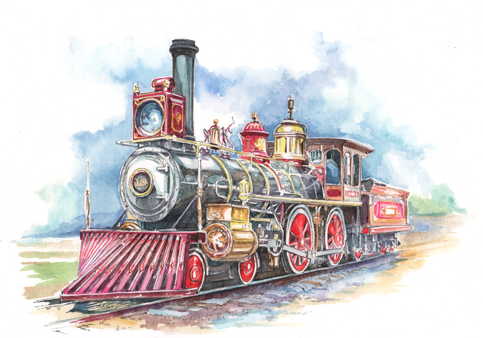 Union Pacific 119  30*42 ,, 2025.