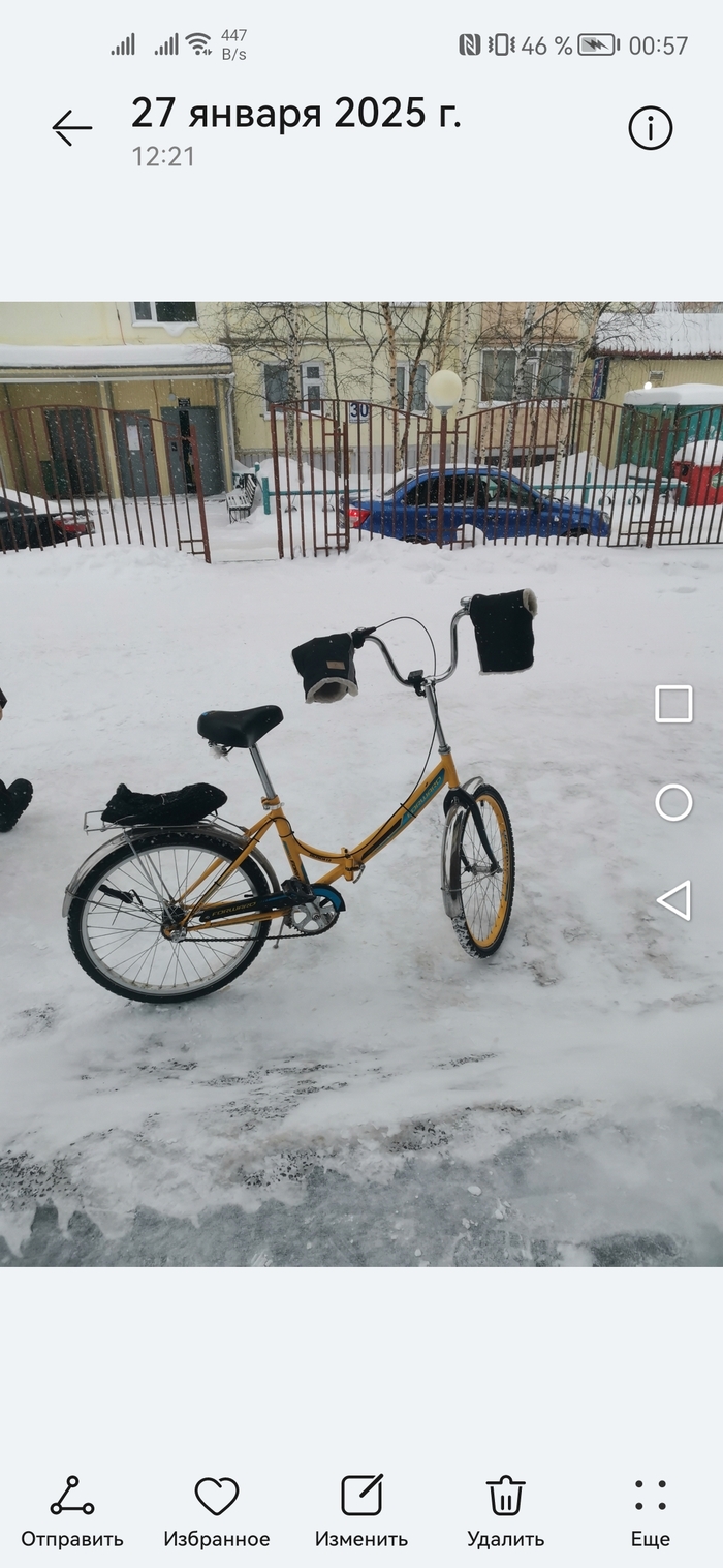 Ответ на пост «Велосипед зимой? Рекомендую!»