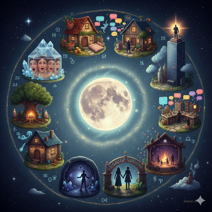 Луна в домах - как она меняет нас до неузнаваемости