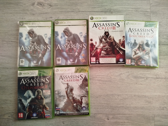 Xbox 360 коллекция Assassin's Creed