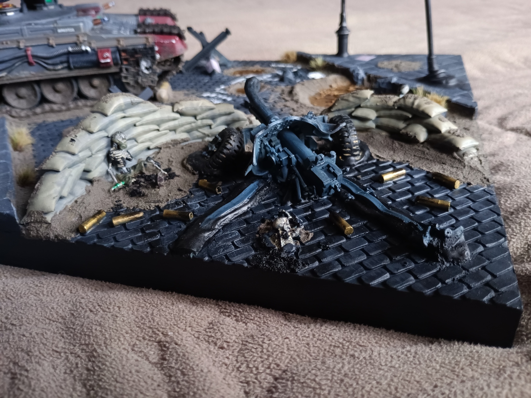 The electricians have arrived. (Photoshoot) - My, Longpost, Diorama, Red alert 2, Tanks, Tesla, Stand modeling