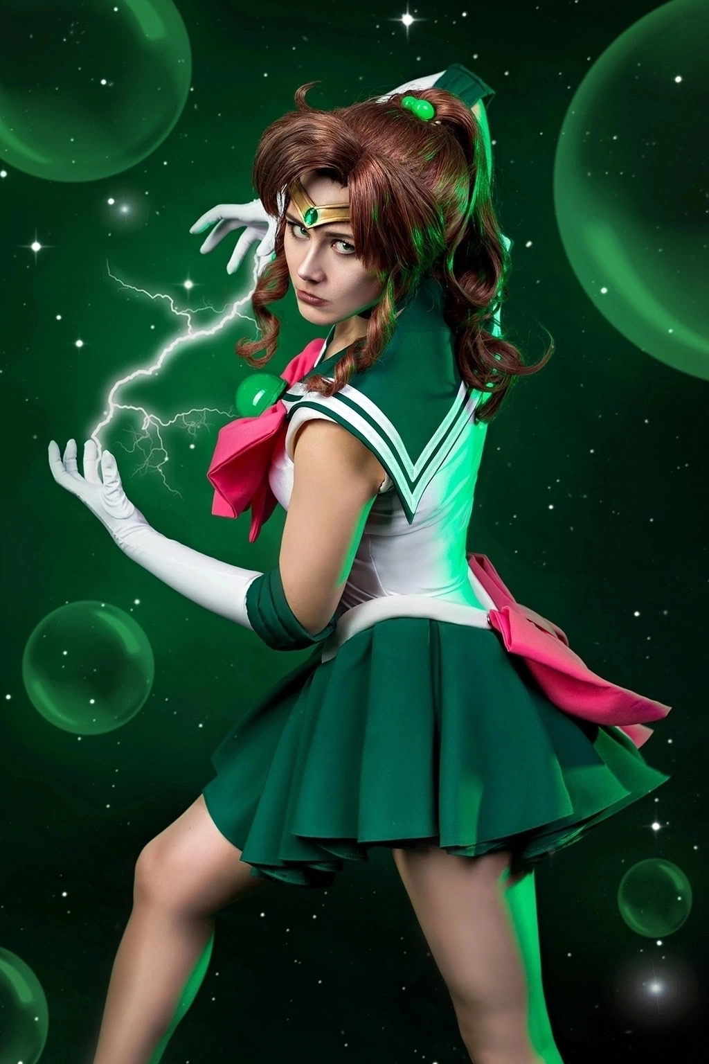 Сила Юпитера! Дай мне силу! - Моё, Косплей, Косплееры, Sailor Jupiter, С днем рождения, Sailor Moon, Молния, Фотосессия, Творчество, Аниме