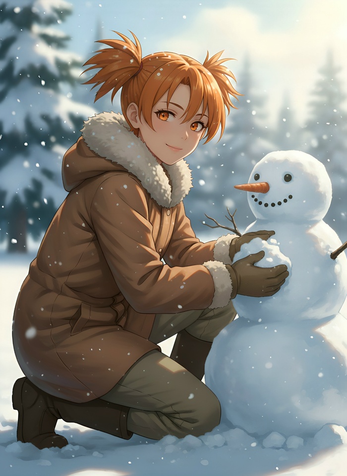 А снег идет...