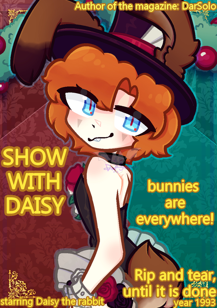 Кролик Дейзи из игры Doom 1993 #DarSolo (арт DarSolo)