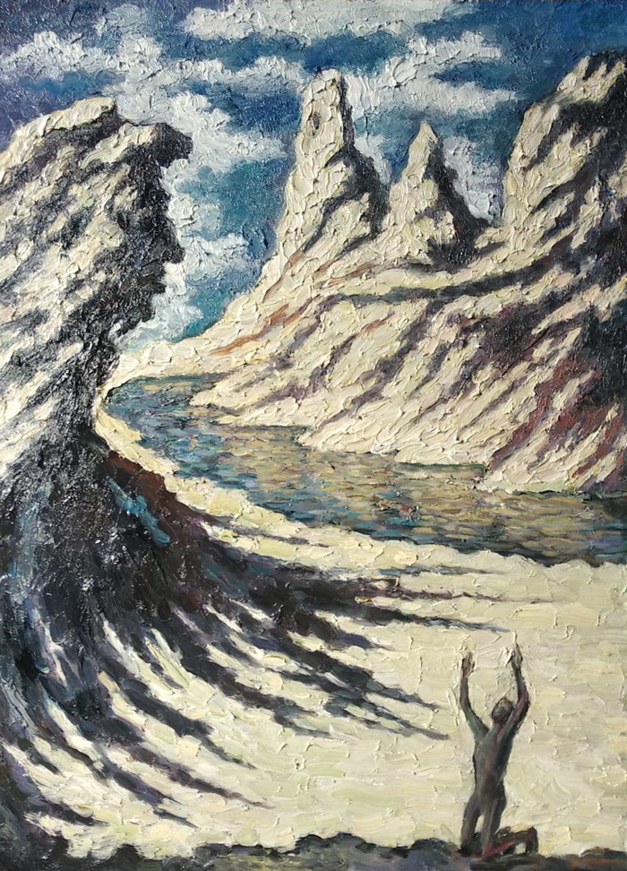 Молитва у горной реки