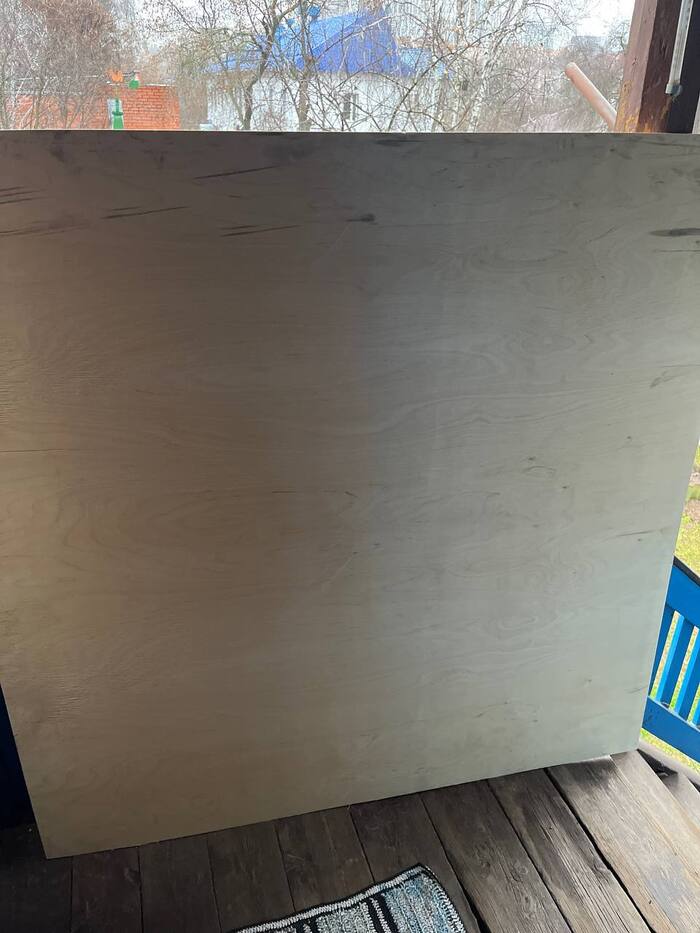 Лист фанеры 6 мм, 1500х1500