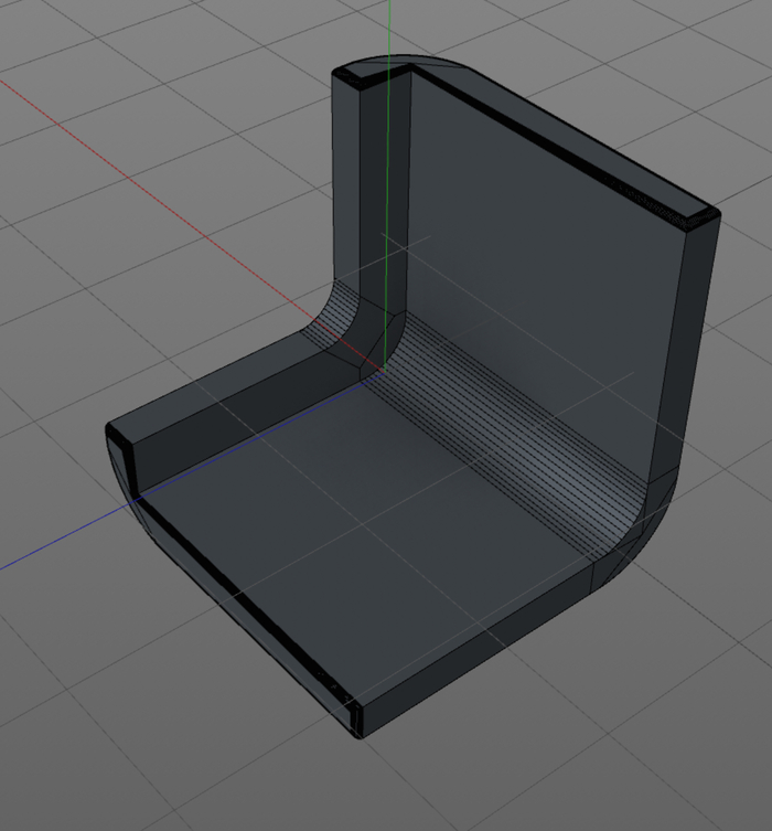 Внутренее скругление - диаметр 8 мм