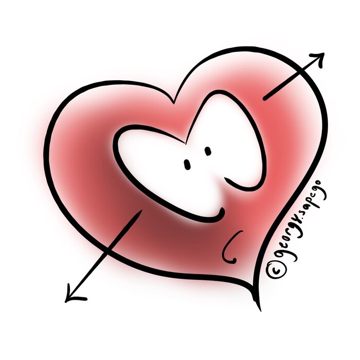 Иллюстрация к моей статье "Как правильно растягивать сердечную мышцу"