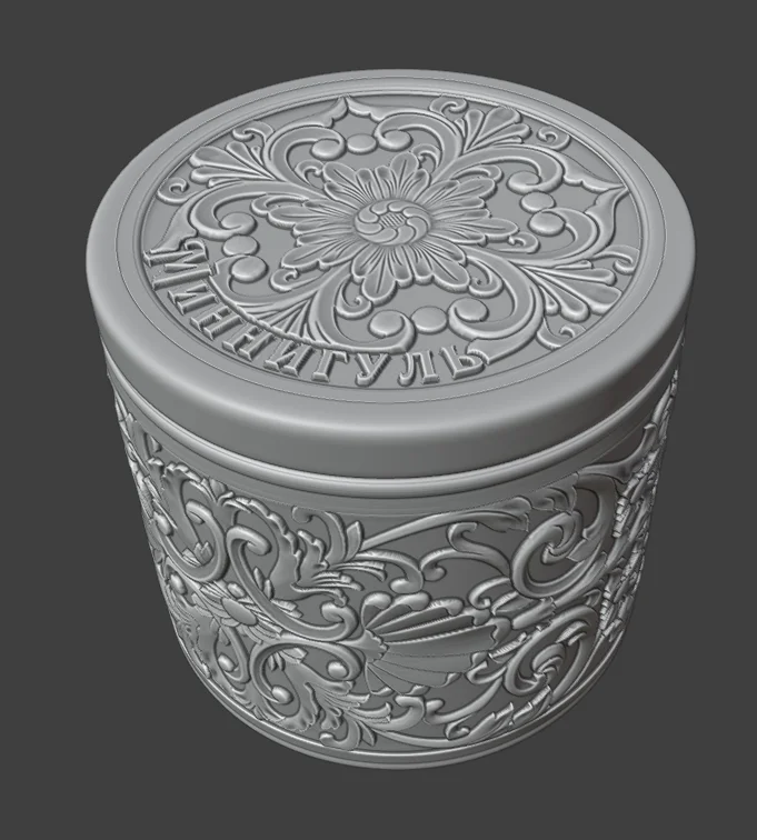 Узорчатая шкатулка в блендере для 3д печати - Моё, 3D моделирование, Blender, 3D печать, 3D, Видео, YouTube, Длиннопост