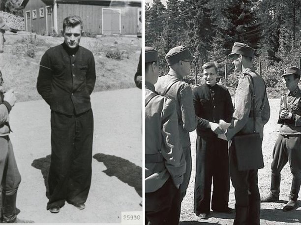 Последняя улыбка советского разведчика. Кадр из финского архива