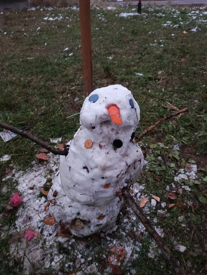 Ответ на пост «Работник ЖКХ устроил фотосессию для снеговика. Хозяева следили из окна»