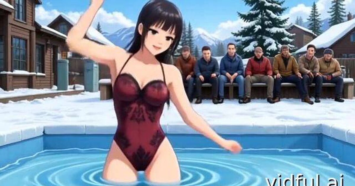 Дама купается в зимней воде перед успешными геймерами - Контент нейросетей, Купальник, Купание, Короткие видео, Вода, Rutube, Аниме, Женщины, Танцы, Зима, Моржевание, Видео