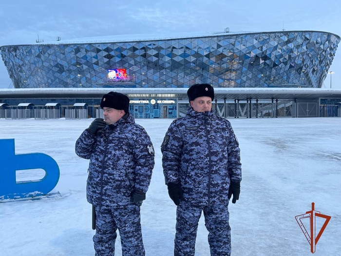 В Новосибирске Росгвардия обеспечила безопасность Кубка Первого канала по хоккею