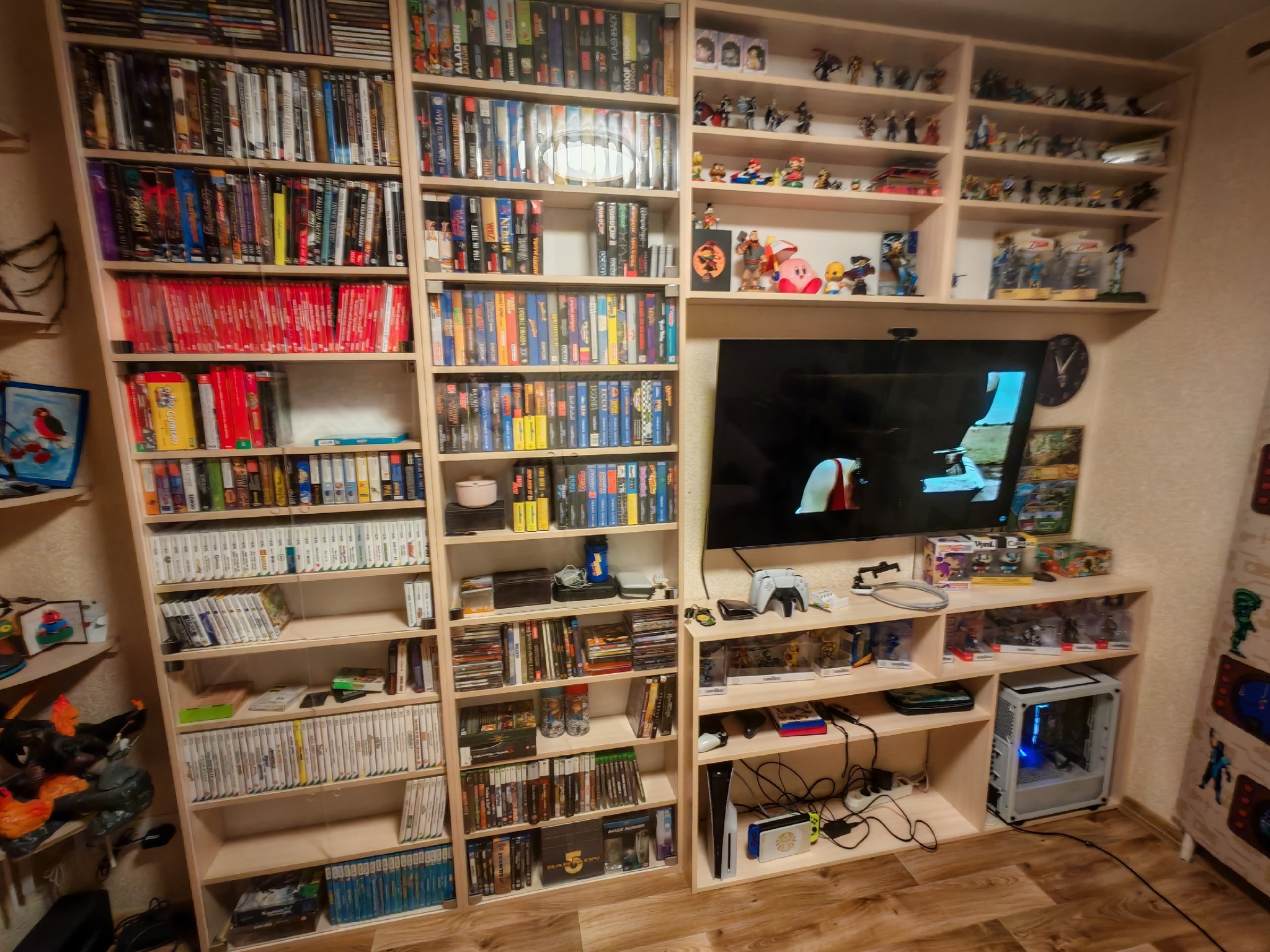My video game room - Collecting, Computer games, Collector, Retro Games, Nostalgia, Collection, 90th, Old school, Childhood of the 90s, 2000s, Playstation, Xbox, Nintendo, Sega, Nes, SNES, Oldfags, 8 bit, 16 bit, VKontakte (link), Longpost