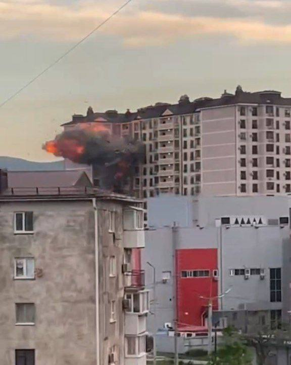 удар БПЛА по ЖК Кристалл в Новороссийске