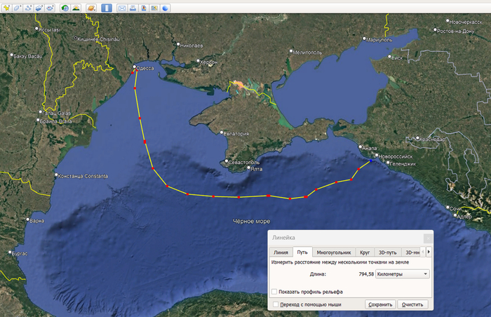 карта и возможный маршрут БЭК