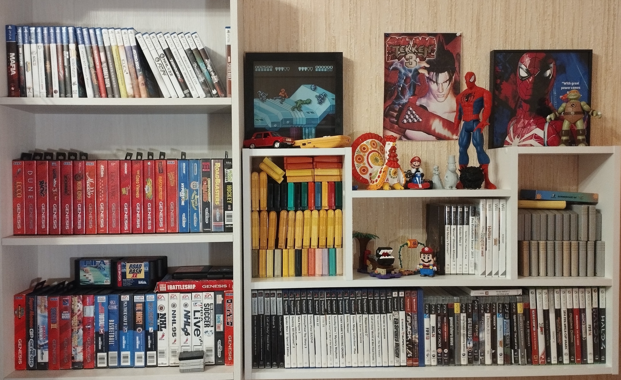 And here is my still modest corner. - Collecting, Computer games, Collector, Retro Games, Nostalgia, Collection, 90th, Old school, Childhood of the 90s, 2000s, Playstation, Nintendo, Sega, SNES, Dendy, Oldfags, 8 bit, 16 bit, Dandy Games, VKontakte (link)