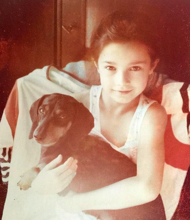 Евгения Брик в детстве