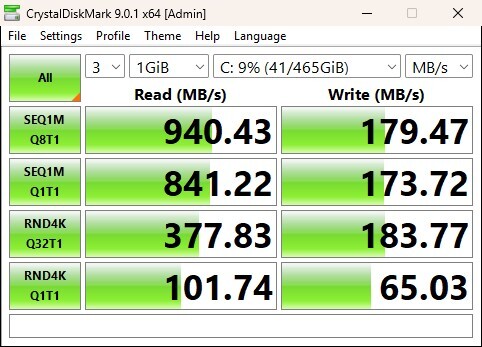 Накопитель Optane с включенным режимом кеширования. При типичной работе системы (офисной нагрузке), примерно всегда будет работать так, в моменты простоя скидывая лишнее на медленный HDD.