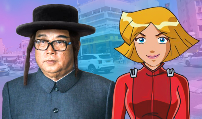 Jew Kim Il Sung in Totally Spies North Korea episode. Kim Il Sung jew. Kim Il Sung the rizzler. Kim Il Sung the haredi jew. Totally Spies show Jewish Kim Il Sung. (Totally Spies brainrot)