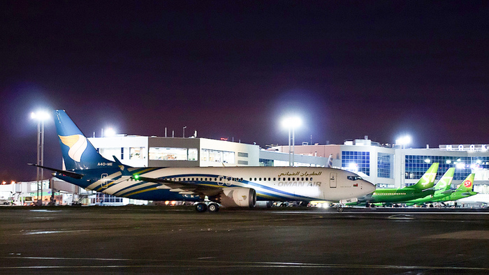 ����� 737MAX Oman Air ������� � ������. �� ��������� �����