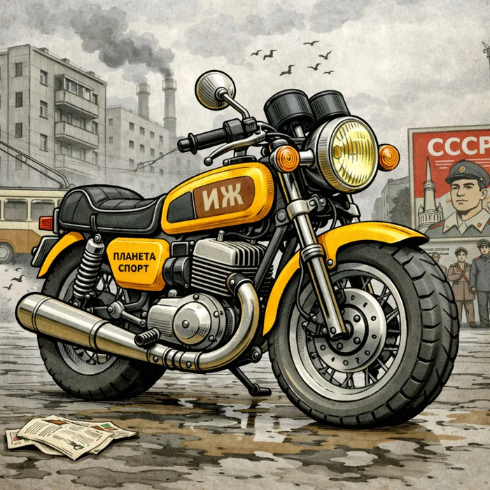 "ИЖ Планета Спорт". Советский "круизер". О самом необычном и стильном советском мотоцикле