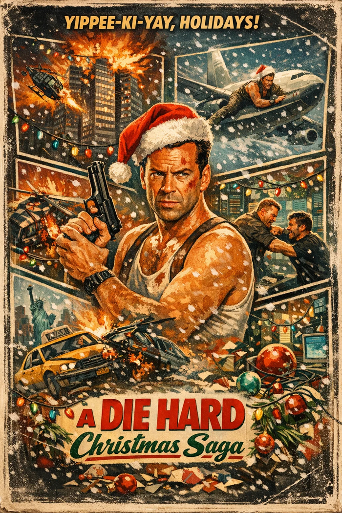 ������� ������ 1-4 / Die Hard 1-4 / 1988-2007