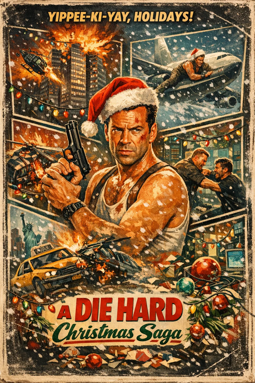 Крепкий орешек 1-4 / Die Hard 1-4 / 1988-2007 - Моё, Фильмы, Боевики, Советую посмотреть, Длиннопост
