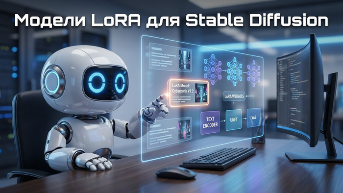 LoRA-������ ��� Stable Diffusion: ��� ������� � ��� ������������ ��� �������� ����������� � ������ ������