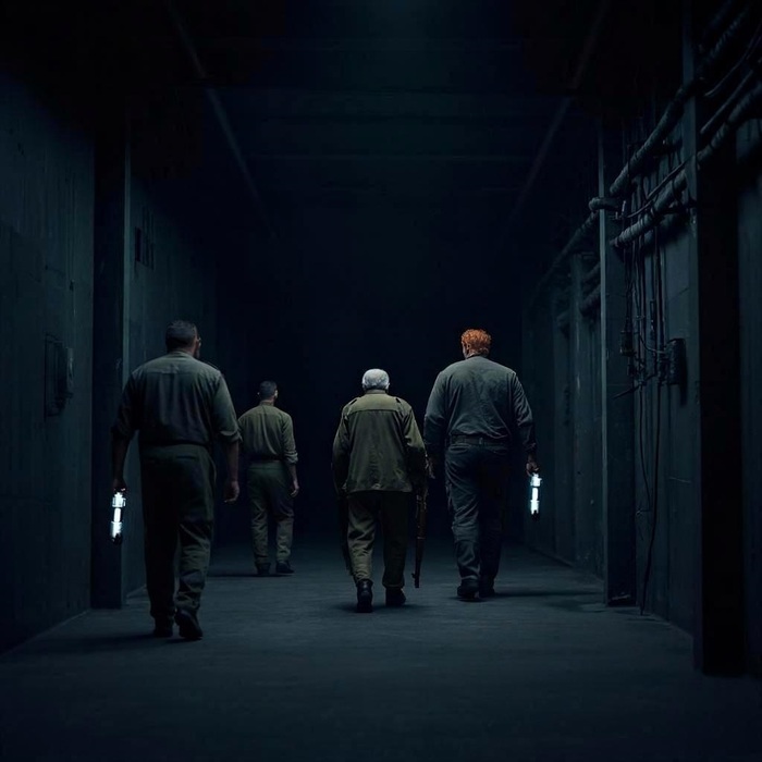 Фонари должны быть направленными, но я никак не смог уговорить нейронку