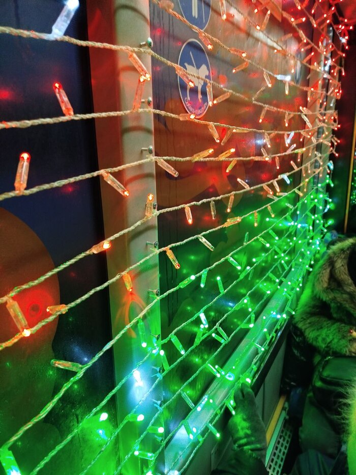 Украшение автобусов в Могилёве