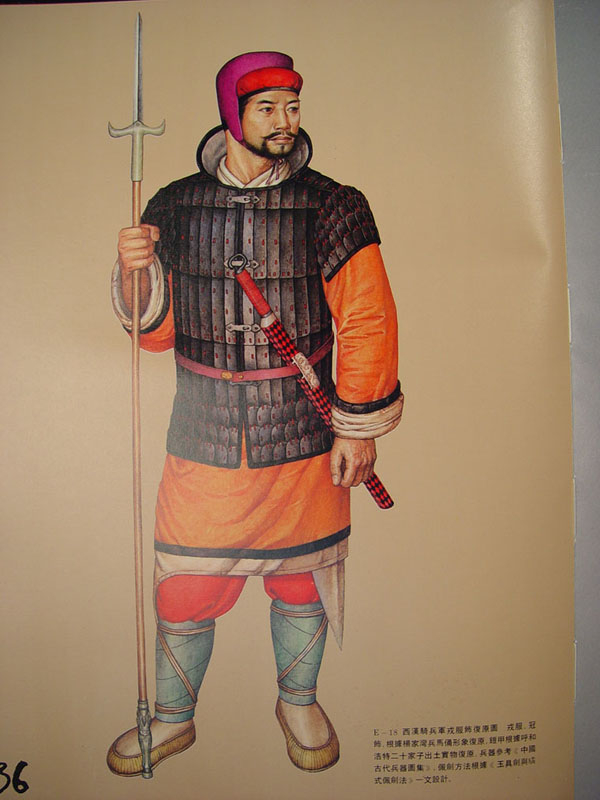 Реконструкция воина Эпохи Воюющих царств.
