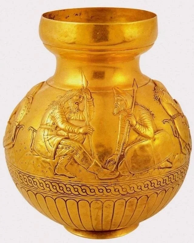 Recreation of a scene from the legend of the origin of the Scythians - My, Scythians, Gold of the Scythians, Scythia, Longpost