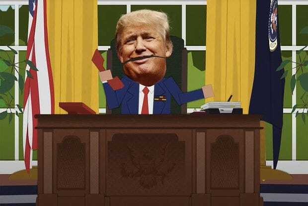 Дональд Трамп из "Южного парка"