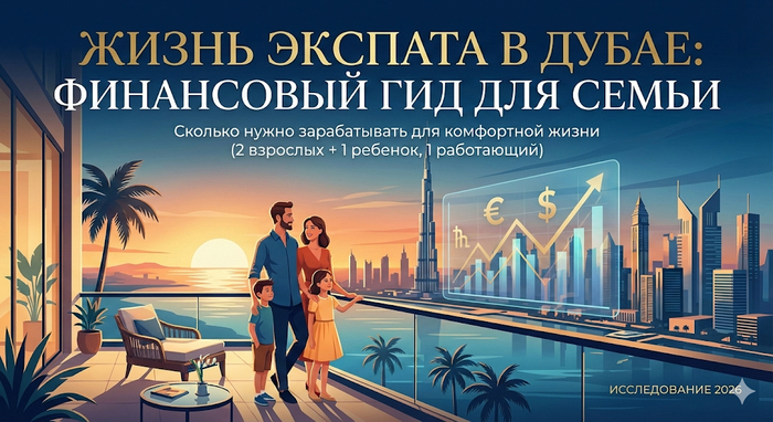 Комплексный экономический анализ стоимости жизни экспатов в Дубае 2025–2026