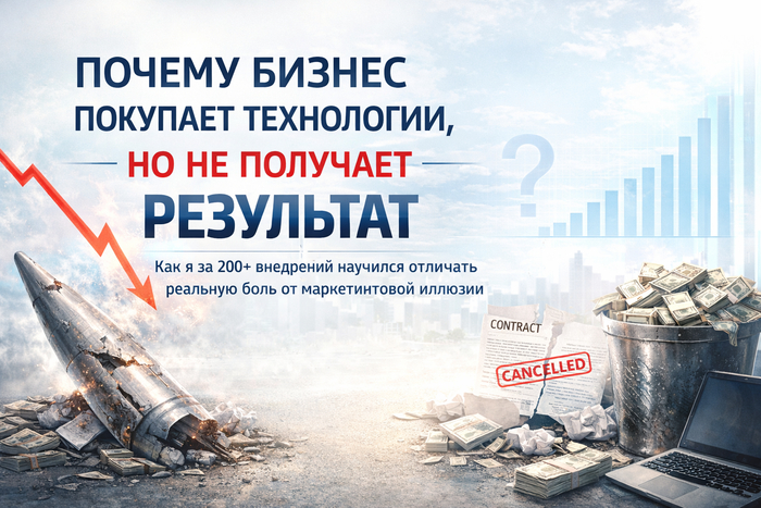 Или как я за 200+ внедрений научился отличать реальную боль от маркетинговой иллюзии