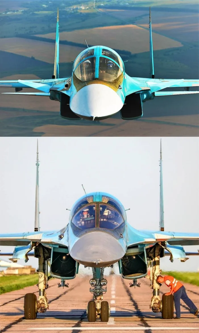 Многофункциональный фронтовой истребитель-бомбардировщик Су-34⁠⁠