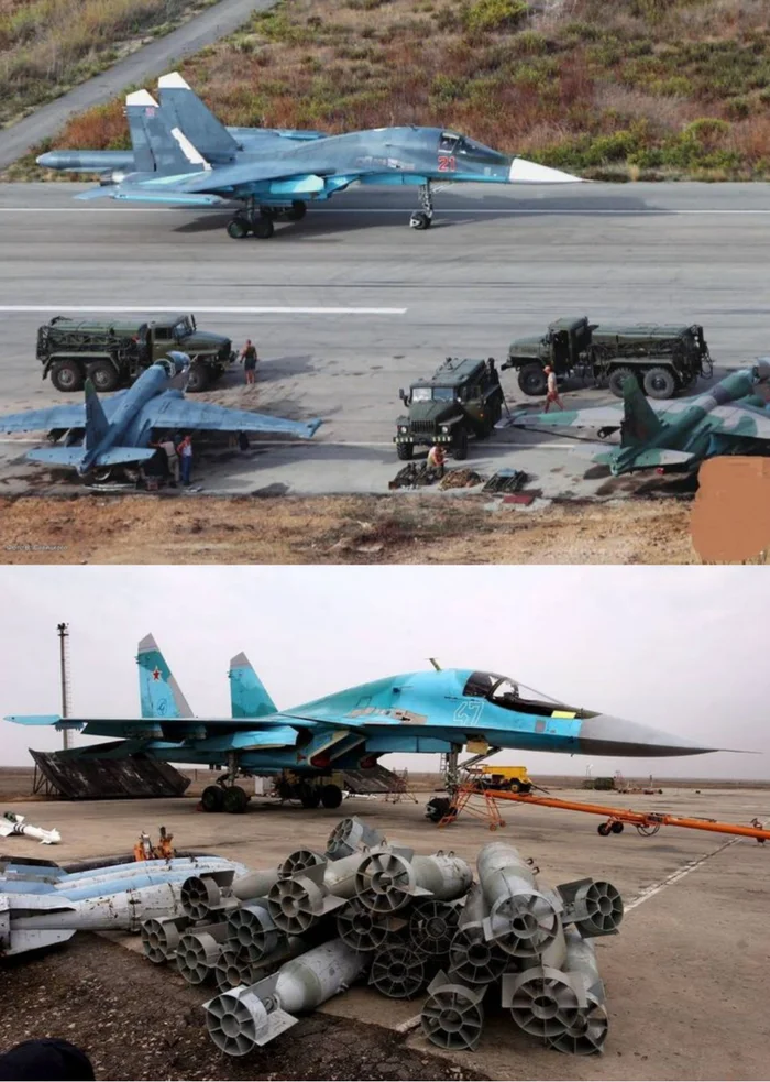 Многофункциональный фронтовой истребитель-бомбардировщик Су-34⁠⁠