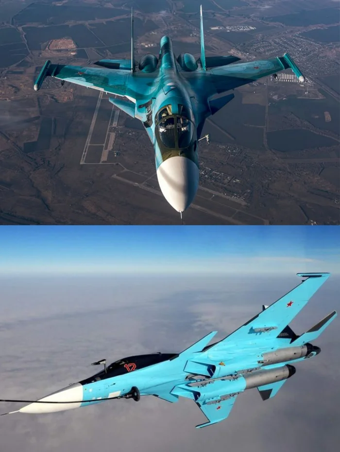 Многофункциональный фронтовой истребитель-бомбардировщик Су-34⁠⁠