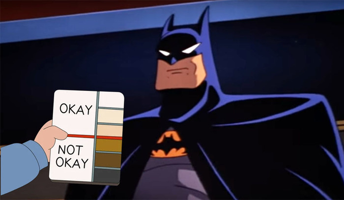 Почему Бэтмен не закрывает лицо полностью